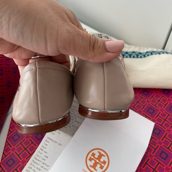 ❌SOLD❌ Tory Burch Minnie Cap-toe ballet flat size 38.5 - Picture 6 of 12